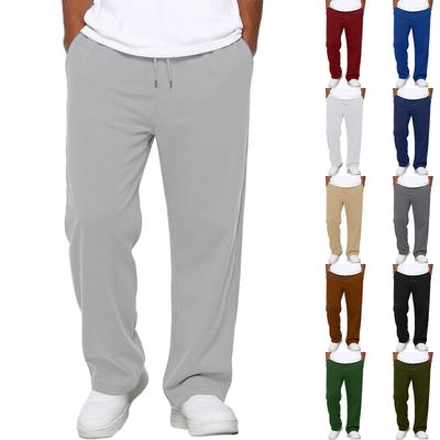 Men's Baggy Sweatpants Wide Leg Sweat Pants With Pockets