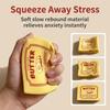 Butter Squishy Bread Viral Slow Rising Cute Butter Squeeze Stress Balls Realistic Food Squeeze Toy For Anxiety Stress Relief