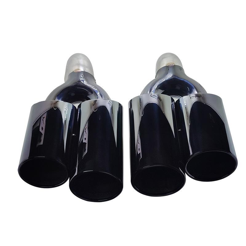 Mercedes-Benz G-Class (07-15) Dual Outlet AMG W463 Black Stainless Steel Tailpipe Exhaust.