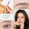 Gold Double-Headed Triangular Eyebrow Pencil: Ultra-Fine, 3D Sketch, Waterproof & Smudge-Proof.
