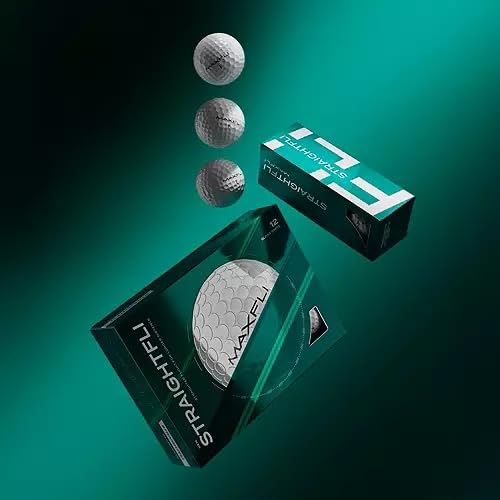2025 Maxfli Straightfli Golf Balls - Straightfli, less prone to curving, rule-compliant [Parallel Import]