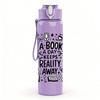1PC A Book Is A Dream You Hold Print 750ml Color Plastic Sports Water Bottle Leakproof Flip Straw Lid Suitable for Sports Office Home Use