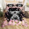 Highland Cow Duvet Cover King Queen Western Farm Animal Comforter Cover Microfiber Bull Cattle Floral Bedding Set For Kids Teen