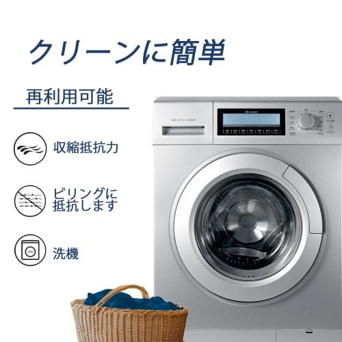 IceSof High-Quality Rectangular Tablecloth, 140x220cm, Blue, Solid Color, Heavyweight Polyester, Lightly Water-Repellent, for Kitchen, Dining, Parties