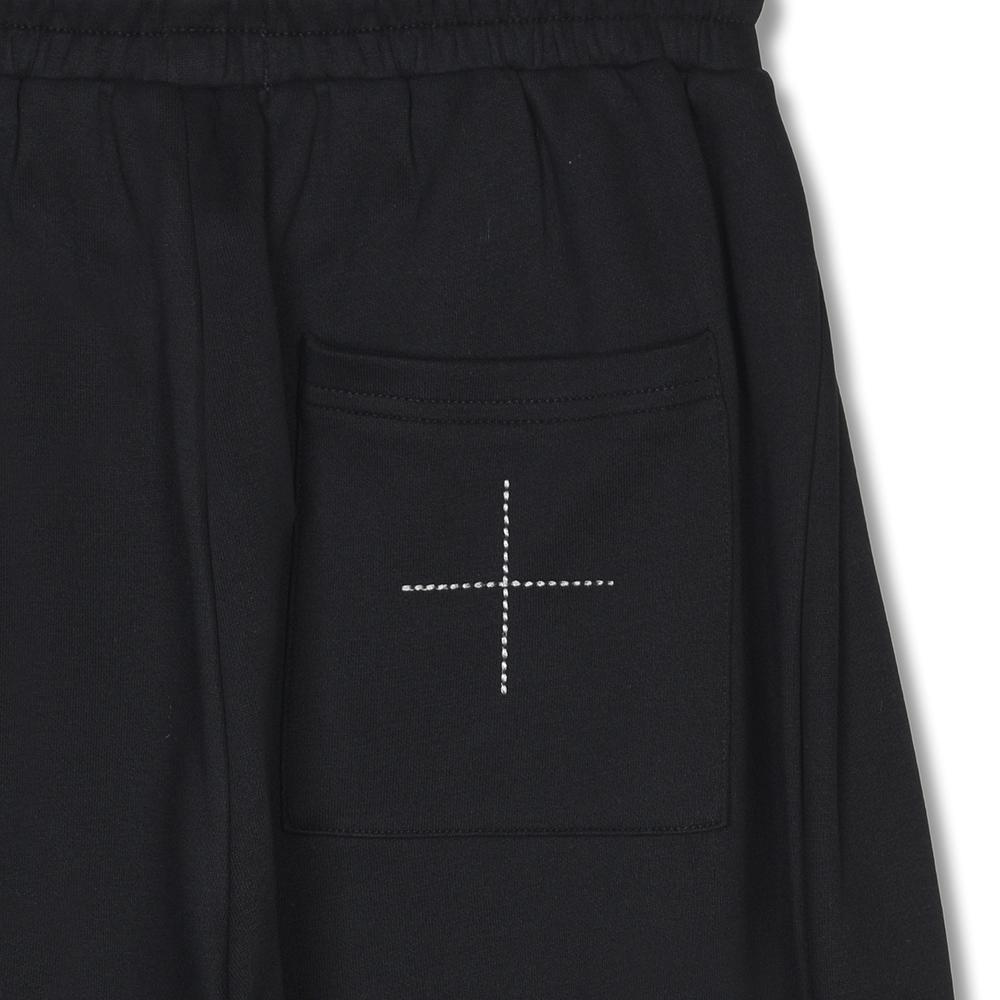 AOG PROJECT Essential Wide Sweatpants (Black)