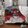 Custom Name Gorilla Party Celebration Party Blanket For Couch Bed Plush Cozy Fuzzy Blanket Super Soft Warm Blankets For Fall And Winter 091696