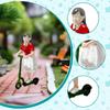 1/64 People Figure Mini Architectural Figurine Resin Role Play Tiny Model for Train Station