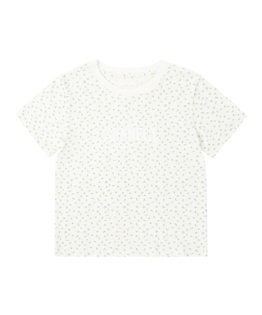 Sseonegteu Snct Floral Tee - White