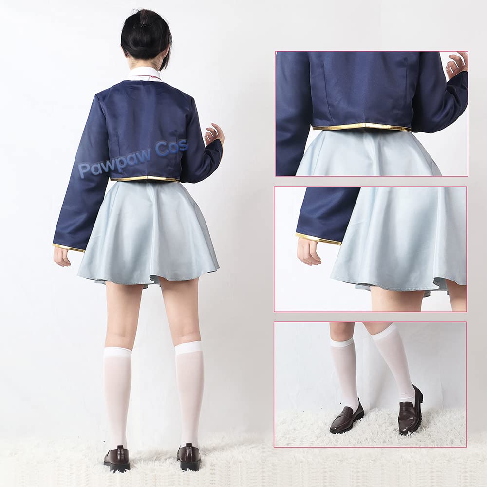 Pawpaw Arima Kana Cosplay Costume Set from Oshi no Ai and Ruby Cosplay for School and Stage Performances Arima Kana (Includes Wig) 9-Piece Ko
