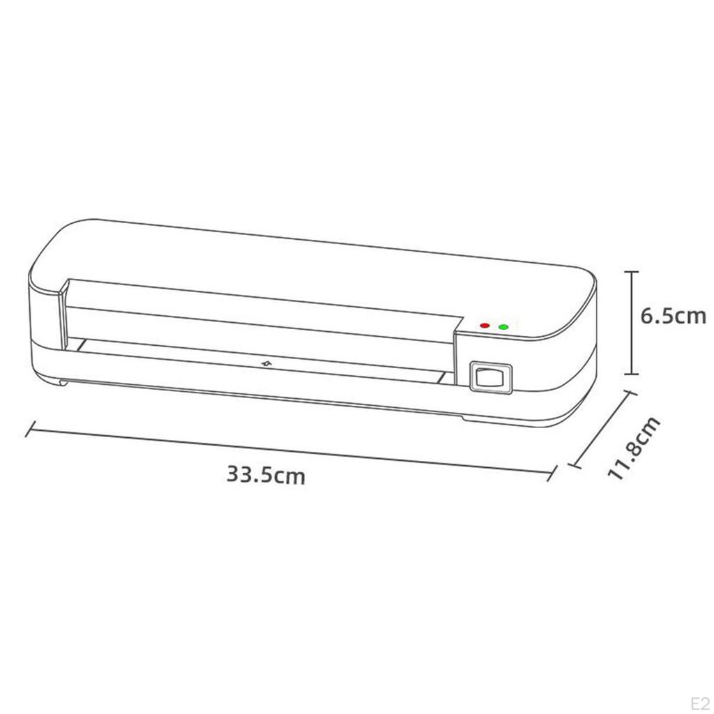 Laminator Machine, Fast Warm Up, Laminating, Laminating of A4 for Home Use