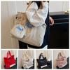 Dopamine Composite Tote Bags Japanese Style Women Cloth Underarm Bag Large Capacity Handbag  School