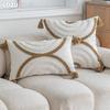 1PC LOZUJOJU Comfortable and Versatile Pillowcase Polyester Cotton Tufted Tassel Decorative Cushion Cover for Sofa Living Room Bedroom Home Decor