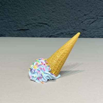 Grappige Laten Vallen IJsje Deurstopper Schattig 3D Realistisch Smeltend Uiterlijk Zacht Duurzaam Plastic Veiligheidsondersteuning Grapcadeau Huisdecoratie
