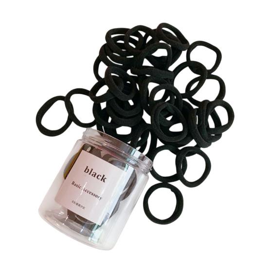 50Pcs Women Hair Ties Vibrant Color High Elasticity Hair Bands No Damage Strong Hold Ponytail Holder Versatile Hair Accessories