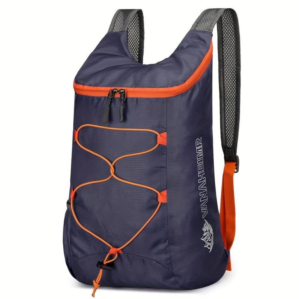 Small Portable Multifunctional Sports Backpack, Foldable Lightweight Waterproof Storage Bag For Men Outdoor Camping Hiking Travel Backpack