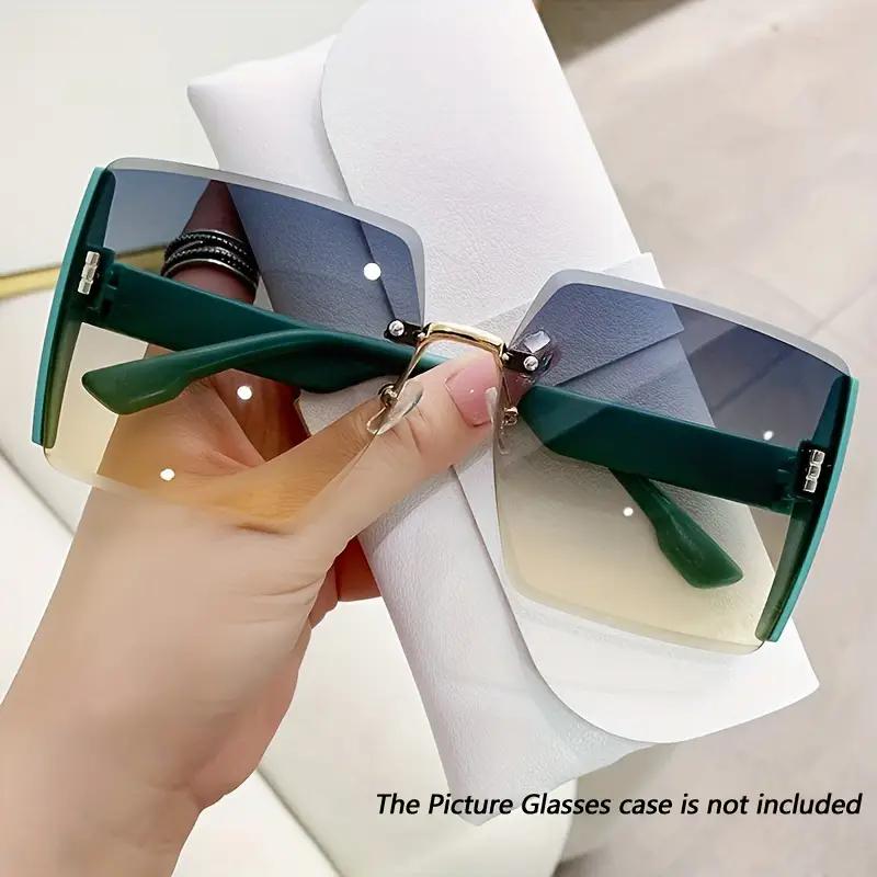 

Vintage Square Sunglasses Woman Classic Retro Gradient Mirror Frameless Sun Glasses Female Fashion Rimless Oculos De Sol other