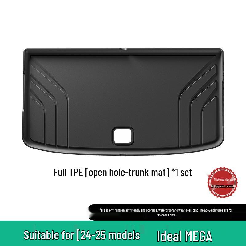 Eco-Friendly TPE Floor Mats for 2024-2025 Li Auto MEGA Car, Vehicle-Specific and Trunk Mats.