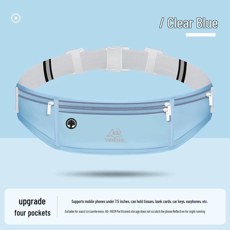 Unisex Waterproof Lightweight Running Waist Bag - Fashionable Outdoor Fitness Gear