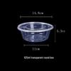 Disposable Round Plastic Food Container with Lid