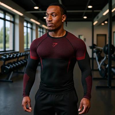Gymshark Men's Long Sleeve Tight-Fit Training T-shirt