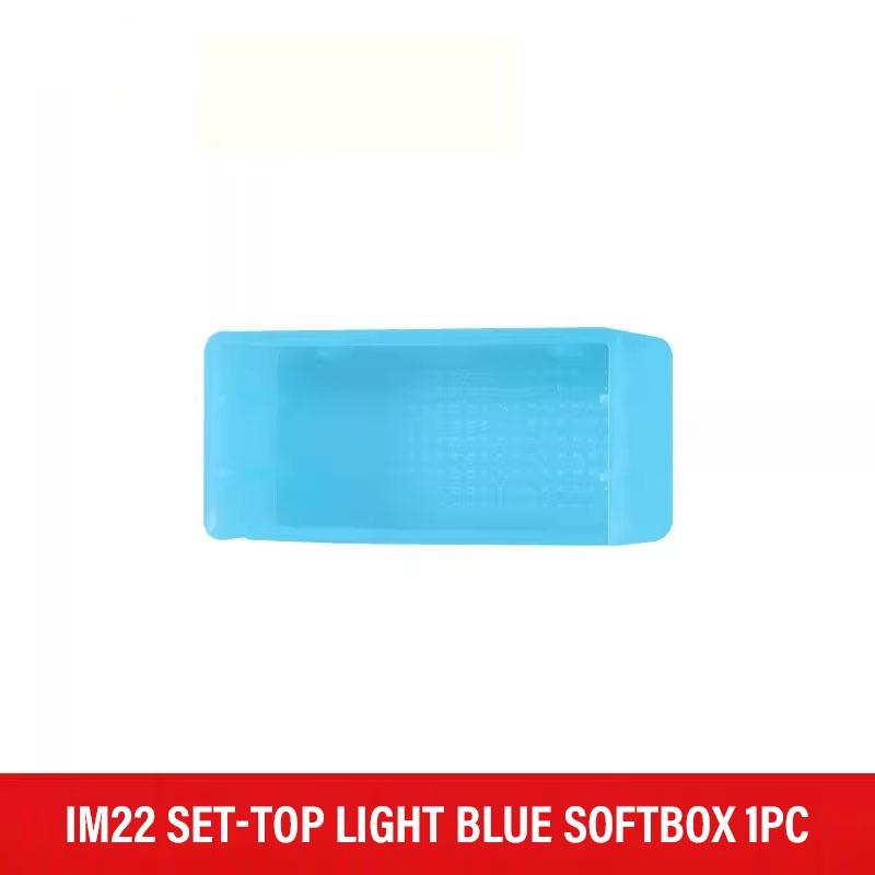 Soonpho För Godox IM30 IM20 IM22 iA32 it30pro Blixt Endast Kompatibel med Vit Blå Gul Diffusor Softbox Fodral Diffusor