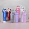 40oz Large Capacity Insulated Travel Mug With Straw 316 Stainless Steel Vacuum Thermos Car Office Outdoor Use