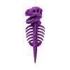 Dinosaur Costume for Dogs Cats - Soft Plush Skeleton Halloween Outfit for Medium Large
