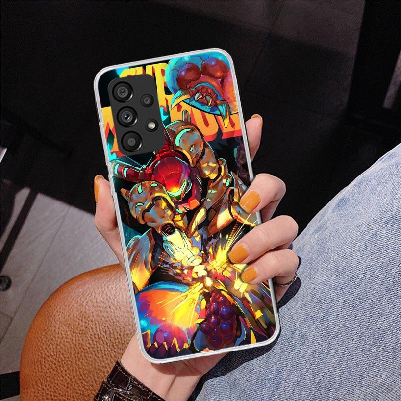 Spiel M-Metroids Handyhülle Für Samsung Galaxy A52 A32 A22 A12 A51 A31 A50S A30S A20S A10S Note 20 Ultra 10 Plus S10 A72 A71 Gala