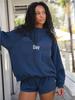 High Neck Long Sleeve Women's Hoodie - Casual, Comfortable, Trendy for Spring and Autumn