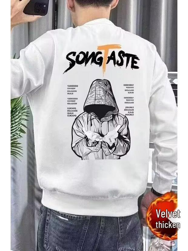 Herren Herbstmode Übergroßes Rundhals Langarm Sweatshirt