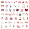 50 Valentine's Day Graffiti Stickers Suitcase Car Notebook Skateboard Water Cup Waterproof Decorative Stickers
