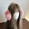 Collapsible Plush EarMuffs for Women and Kids Ear Warmer Furry Headband for Winter Christmas New Year Gifts
