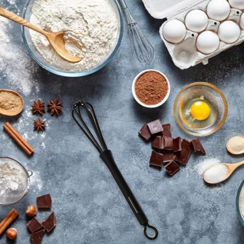 7'' Manual Egg Beater Kitchen Hand Mixer Milk Egg Whisk Utensils for Blending Whisking Beating Stirring Baking