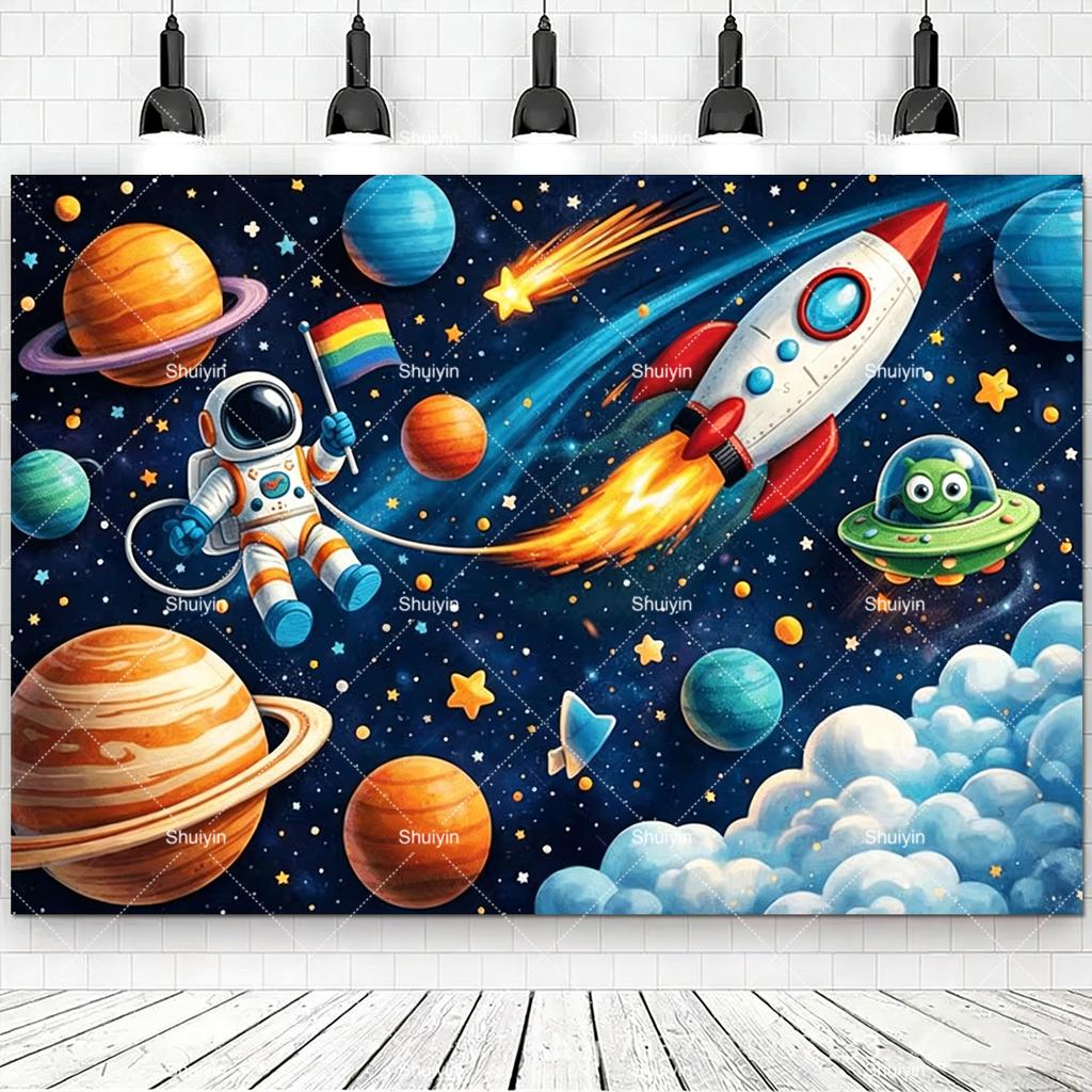 Astronaut, Rocket, Planet, Astronaut, Decorations for Kids, Party Supplies, Baby Photography Accessories, Gifts