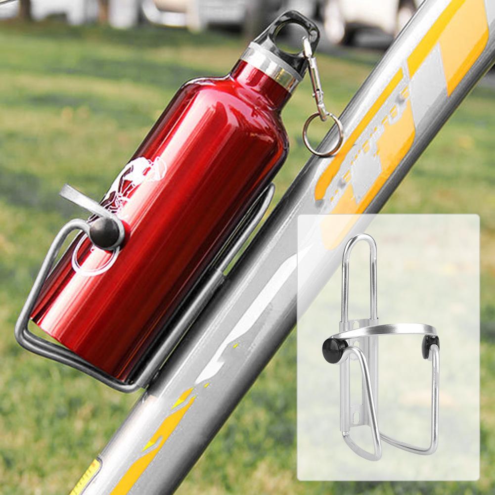 Aluminium Alloy   Water Bottle Holder Bike Kettle Cup Rack Cycling Accessory(Black)