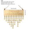Calendar Plaque Wooden DIY Craft Reminder Board Decoration Hanging Birthday Calender