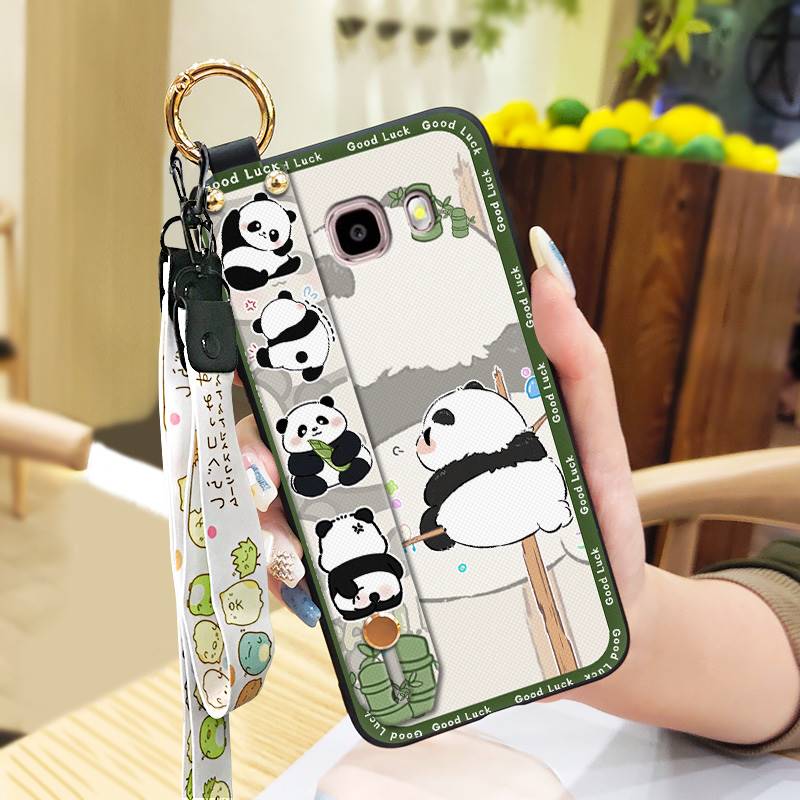 Cartoon Phone Holder Phone Case For Samsung Galaxy J510/J5 2016/J5108 Anti-knock Waterproof Shockproof Anti-dust Cute