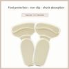 T Shape Sponge Heel Stickers Shoe Cushion Heel Protector for Shoes High Heels Inserts Heel Pads Shoe Adjuster Women Half Insoles