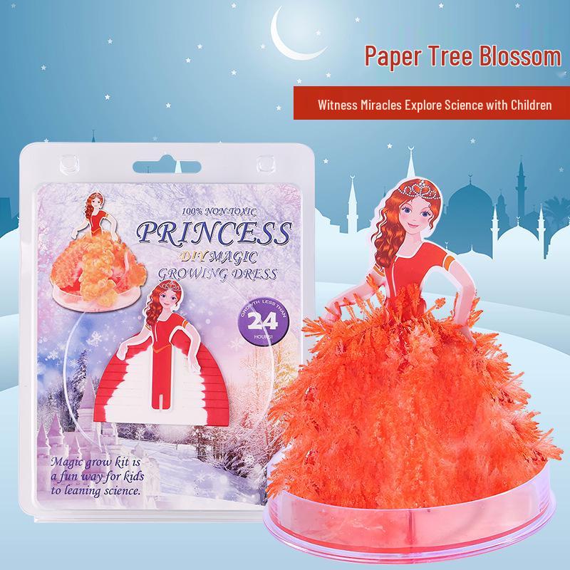 Children's DIY Magic Crystal Tree - Colorful Blooming Paper Tree Toy