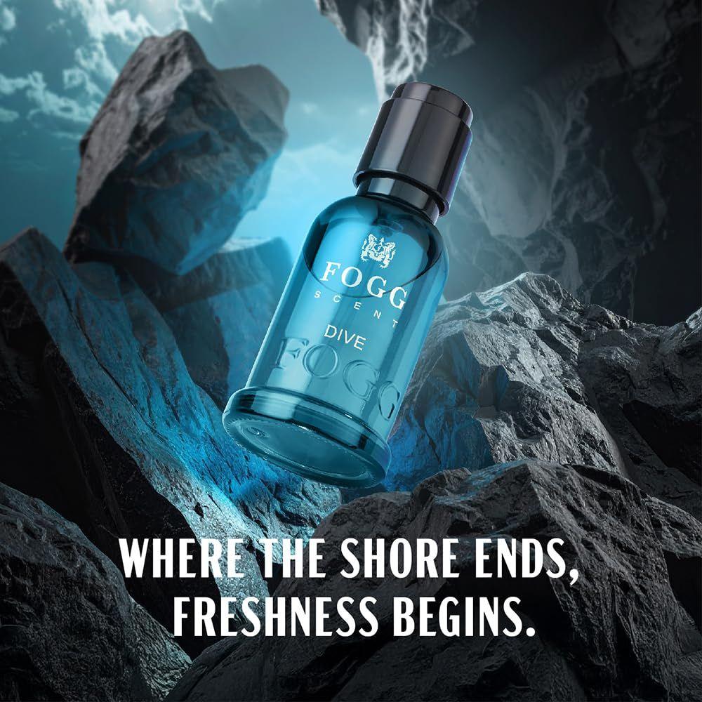 Fogg Scent Dive EDP Premium unisex Perfume 50ml|Long Lasting Eau Da Parfum|