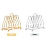 Iron Art Toast Bread Rack Restaurant Home Bread Holder 6 Slices Food Display Tool For Restaurant Kitchen Accessories