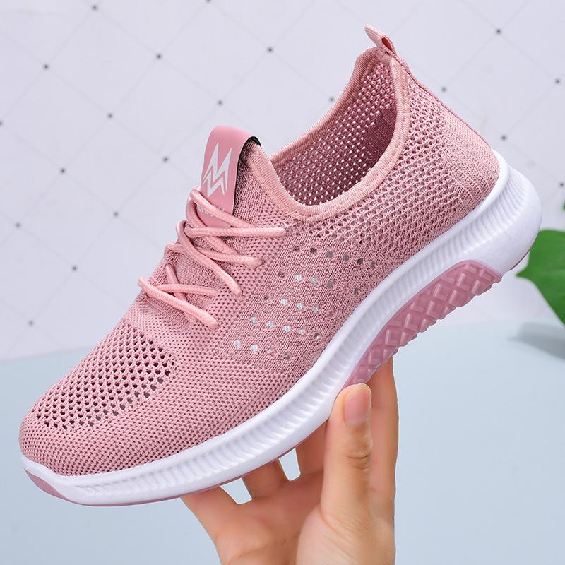 Women's Summer Mesh Shoes: Breathable, Fashionable, Casual Sports Sneakers for Middle-Aged & Elderly