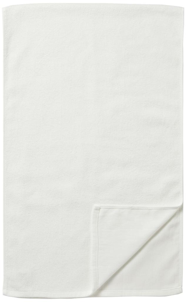 MUJI Dlouhé 34 x Organické 83345464 Osušky tkané z dlaždic, Off-White, 4-balení (2dílná sada), 110cm, Bavlna, Rychleschnoucí, Ultratenký,