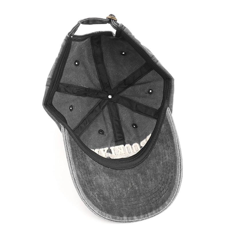 Retro Distressed Baseball Cap - Unisex Los Angeles Embroidered Design - High-Quality Vintage Style - Adjustable Fit for Men & Women