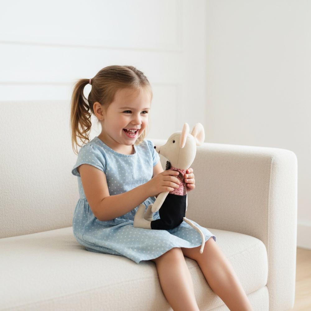 Toys for girls the Legmic mouse stuffed plush toys 30CM christmas gift kawaii mouse bed box animal dolls