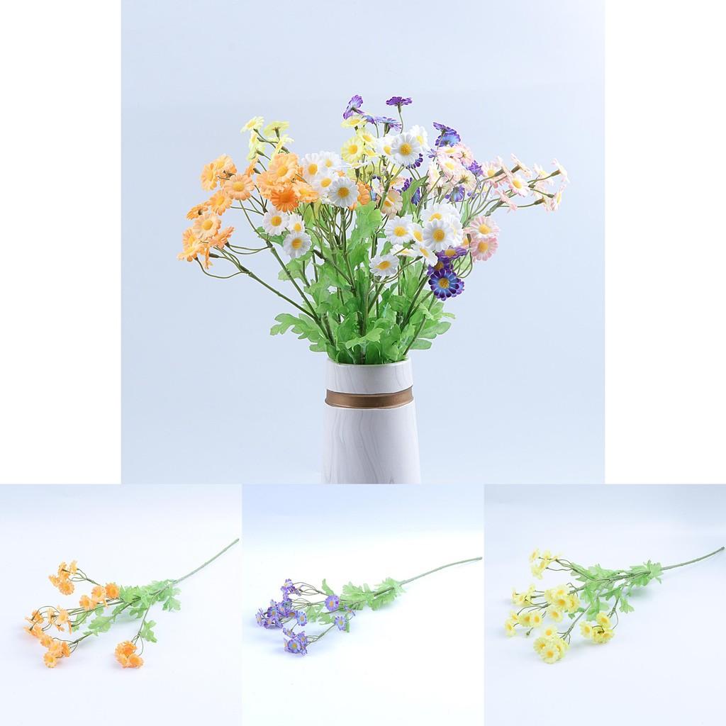 White Faux Daisy Mimic Flower For Photography Props And Event Decor