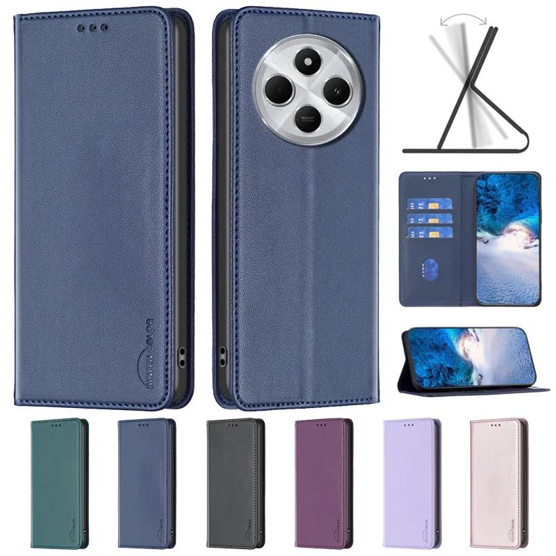 For Xiaomi Redmi 14C Case Magnetic Flip Phone Case On For Fundas Xiomi Redmi 14C Leather Cover Redmi14C 14 C Card Slots Coque