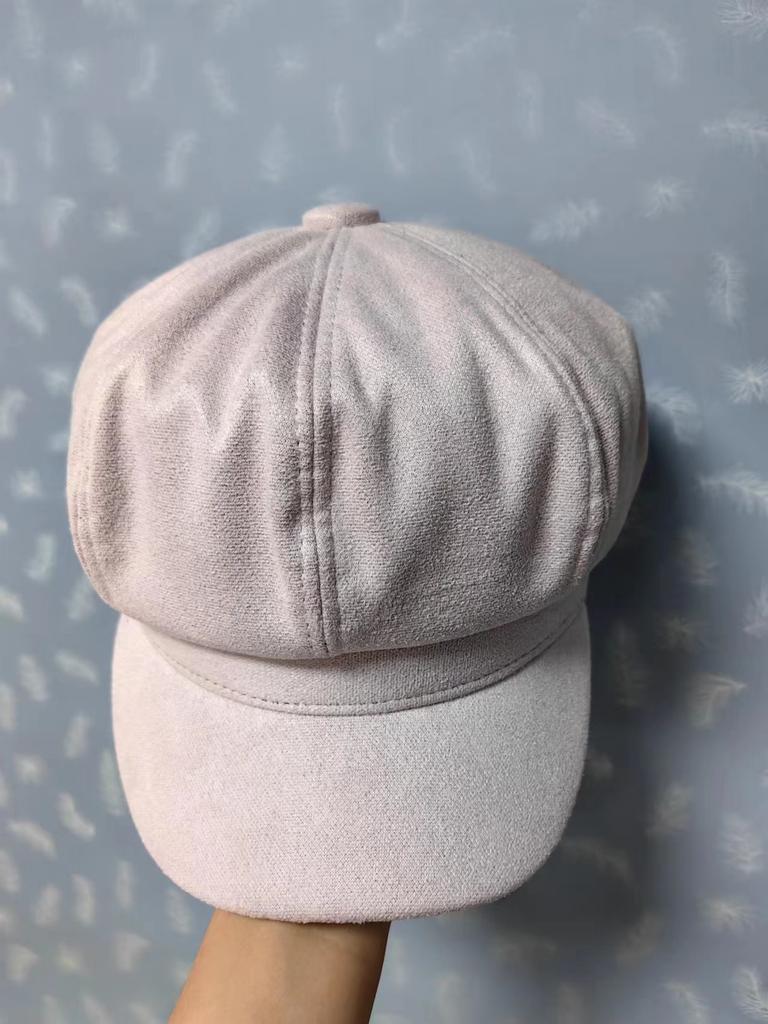 New Women Warm Solid Berets For Women Outdoor Adjustable Female Autumn Winter Casual Lady Cap Hat
