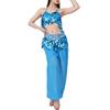 Belly Dance Costume Set Belly Dance Bra Top Belly Dancing Trousers Halloween Belly Dance Outfits for Stage Performances