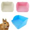 Pet Cat Rabbit Toilet Mesh Square Potty Trainer Rat Hamster Corner Litter Box